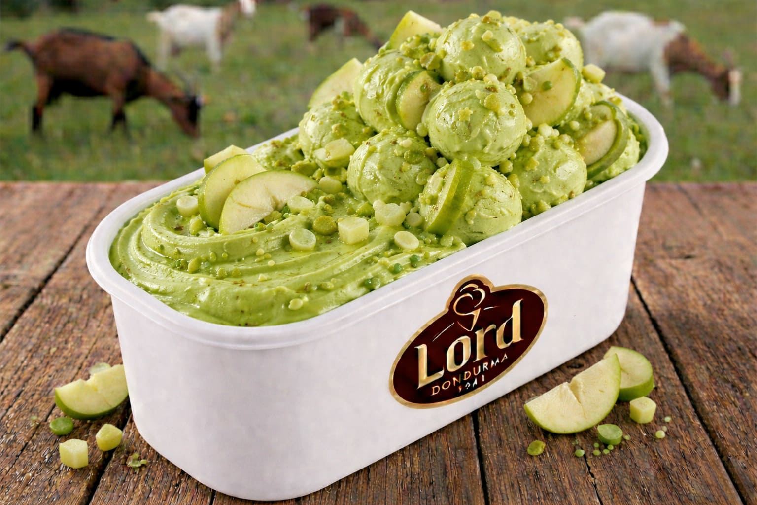 Yeşil Elmalı Reyon Dondurma